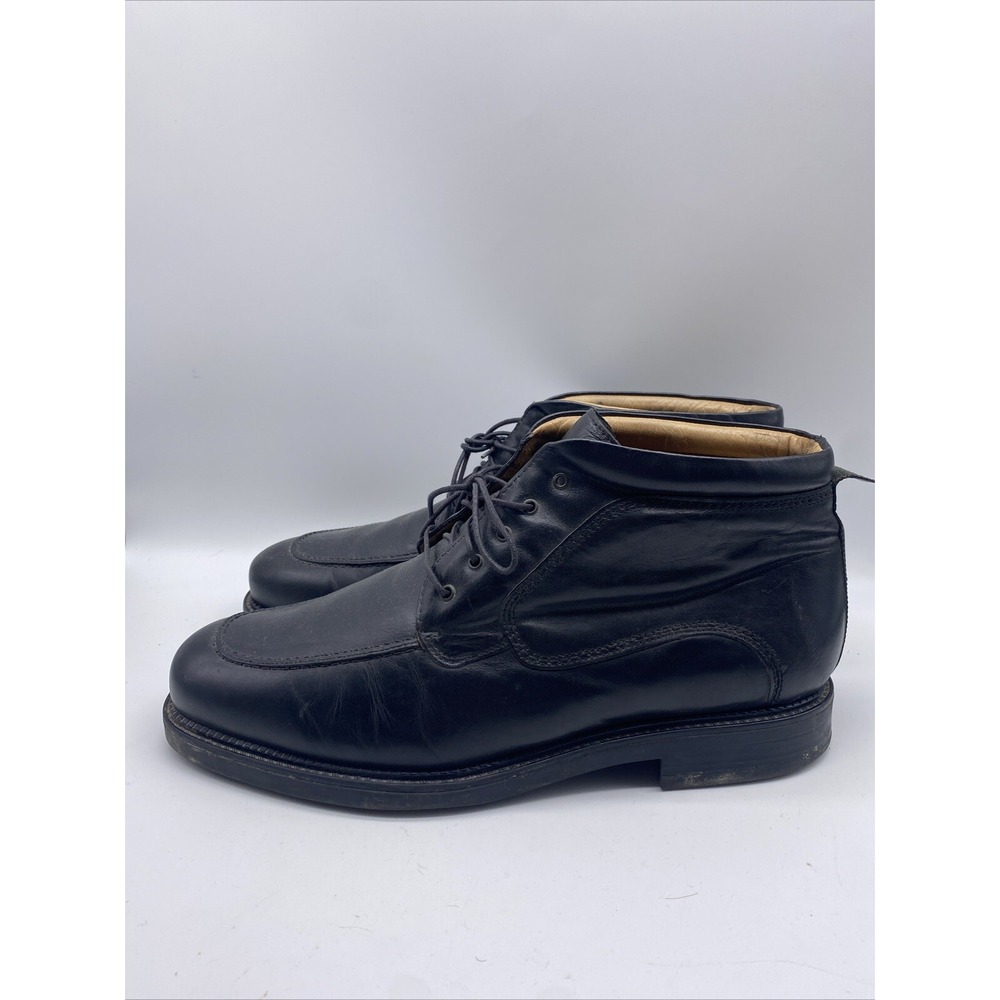 Bostonian‎ Strada 4070 Men's Black Ankle Shoe Leather US Size 12